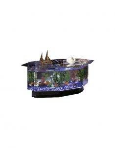 Восьмиугольный-аквариум-кофейный-столик